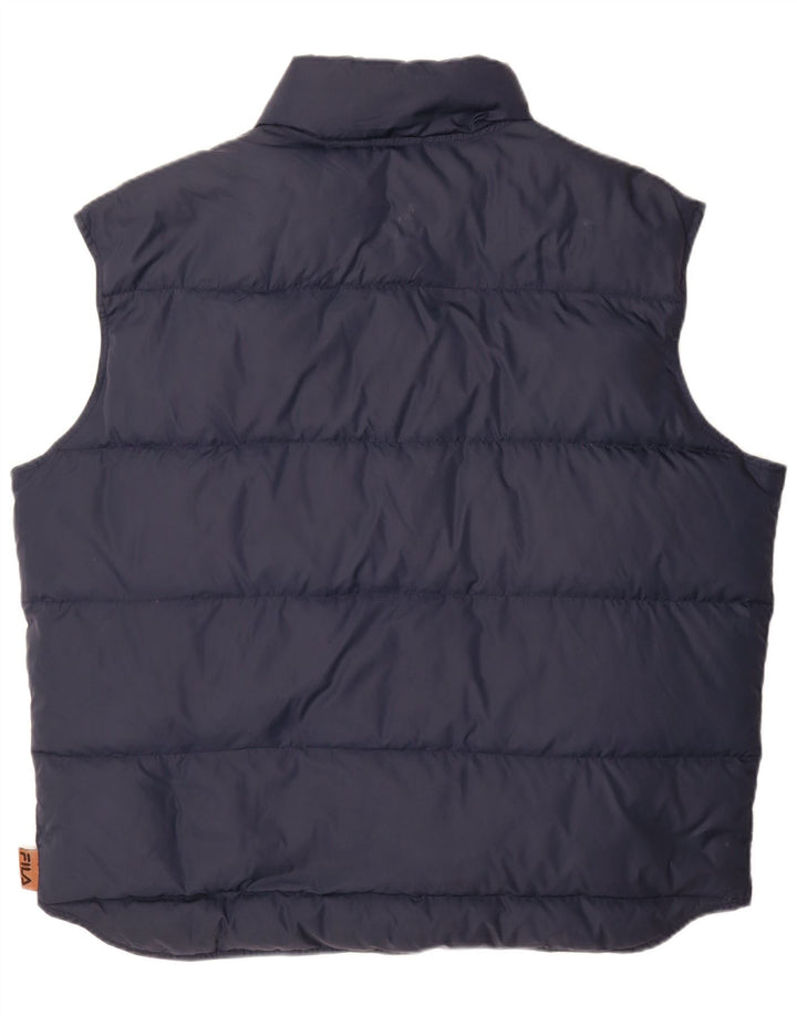 Мужской утепленный жилет Fila IT 56 XL темно-синий из полиамида