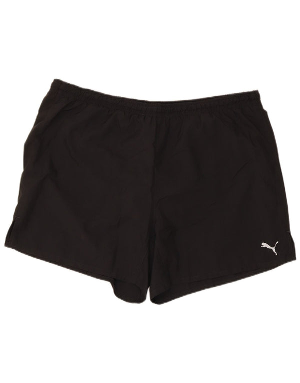 Мужские спортивные шорты Puma большие черные