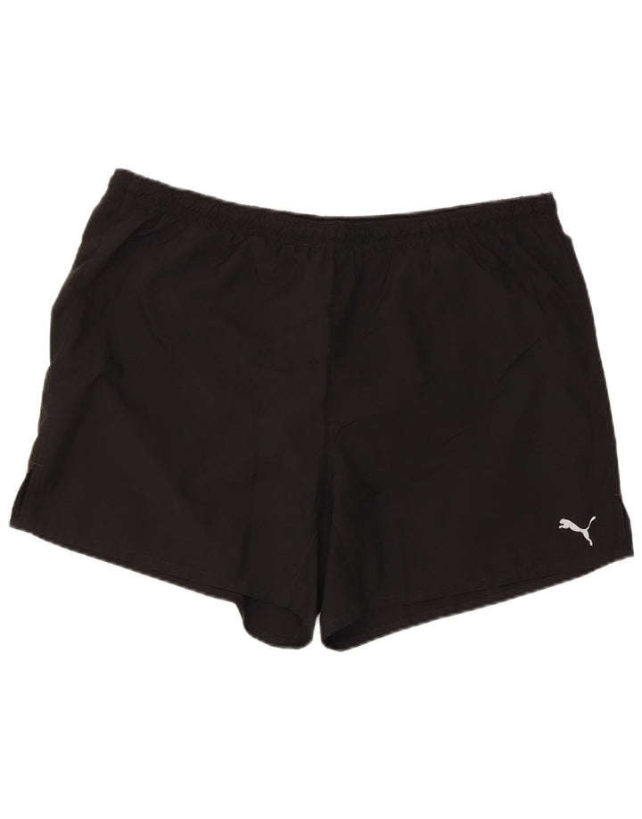 Мужские спортивные шорты Puma большие черные