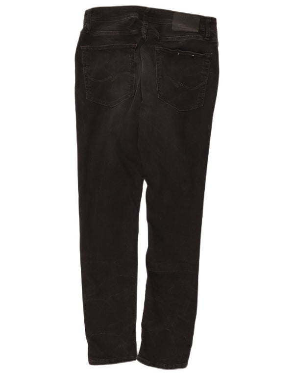 Мужские узкие джинсы Jack & Jones W34 L30, черный хлопок