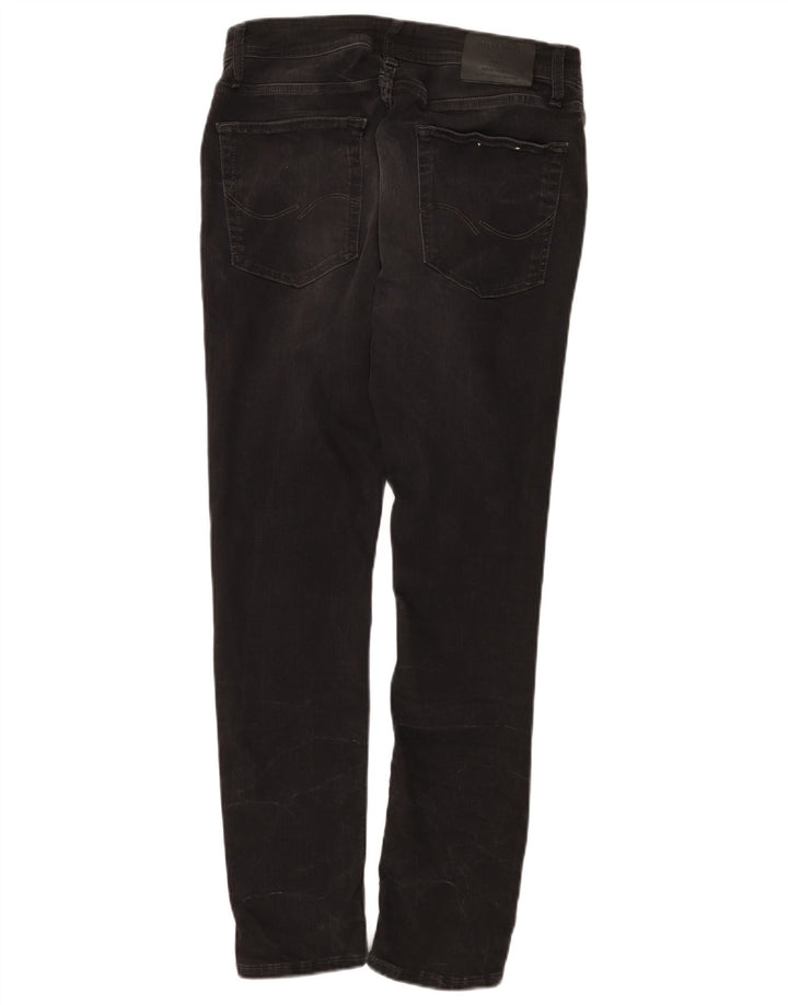 Мужские узкие джинсы Jack & Jones W34 L30, черный хлопок