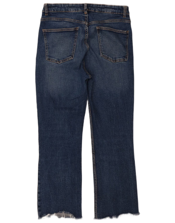 Женские укороченные джинсы Zara EU 40 Medium W30 L26 Синие