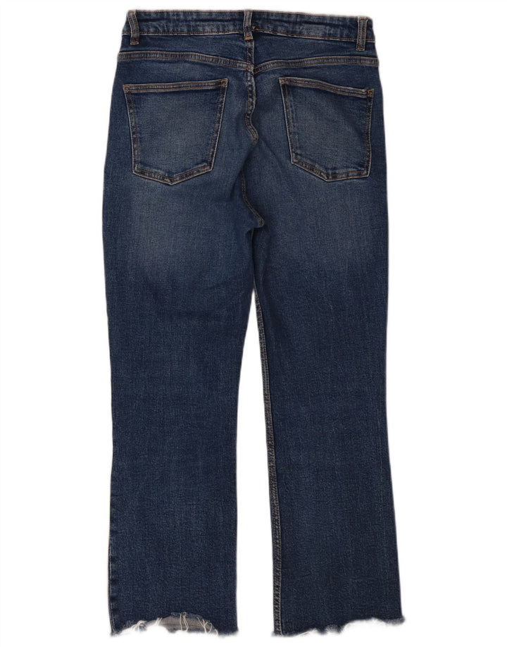 Женские укороченные джинсы Zara EU 40 Medium W30 L26 Синие
