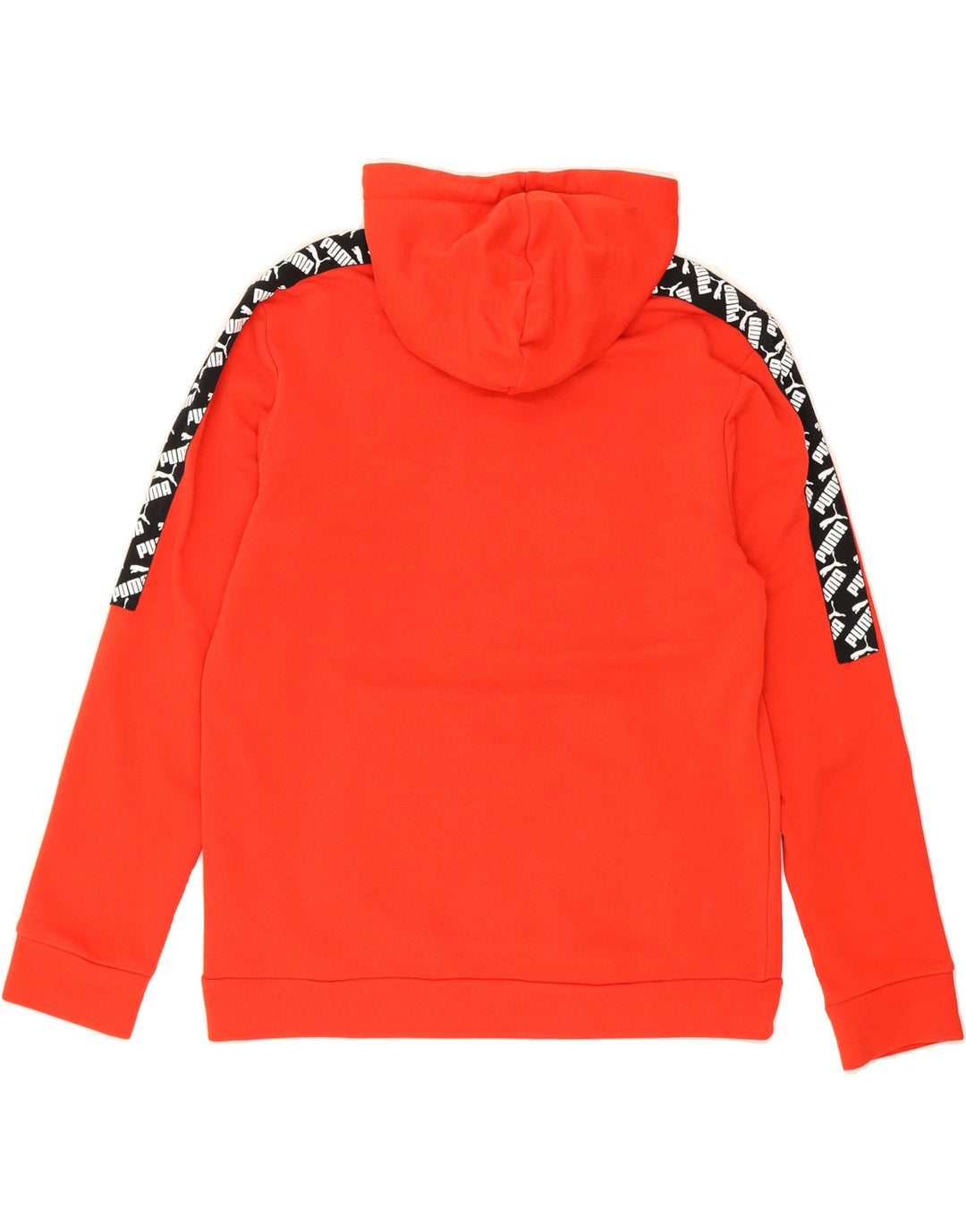 PUMA Mens Graphic Hoodie Jumper Medium Red Vintage Puma and Second-Hand Puma from Messina Hembry 