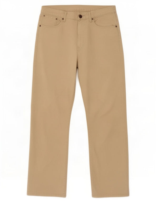 Мужские прямые джинсы Levi's 401 W33 L28 хаки, хлопок