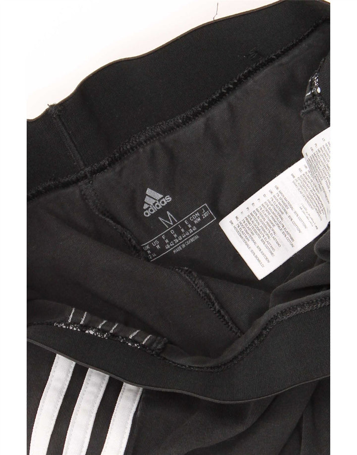 Женские леггинсы Adidas UK 12/14, средний черный хлопок, черный