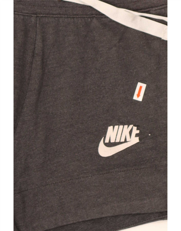 Женские спортивные шорты Nike UK 10, маленькие серые, полиэстер