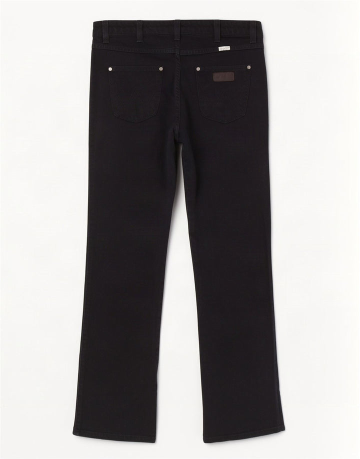 Женские прямые джинсы Wrangler Iris W30 L30, черный хлопок