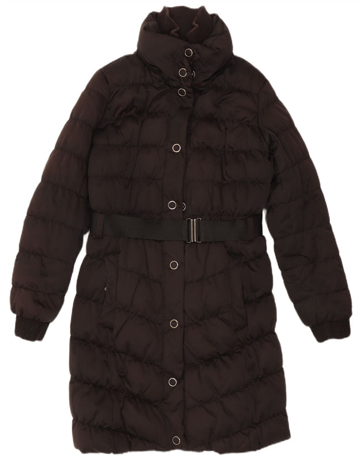 Женское стеганое пальто Esprit UK 14, большой коричневый, полиэстер