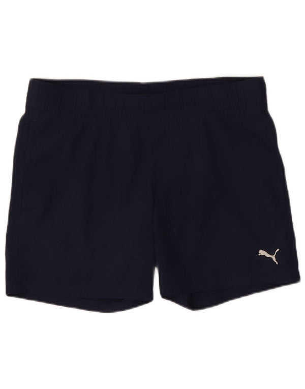 Puma Mens Sport Shorts Small  Navy Blue Polyester