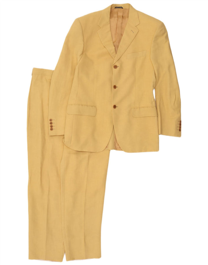 Мужской костюм из 2 предметов Missoni с 3 пуговицами IT 50, большой W34 L30, желтая вискоза