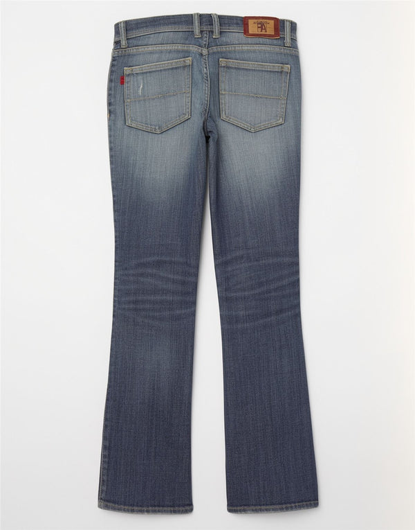 Винтажные женские джинсы Bootcut W27 L31 синие