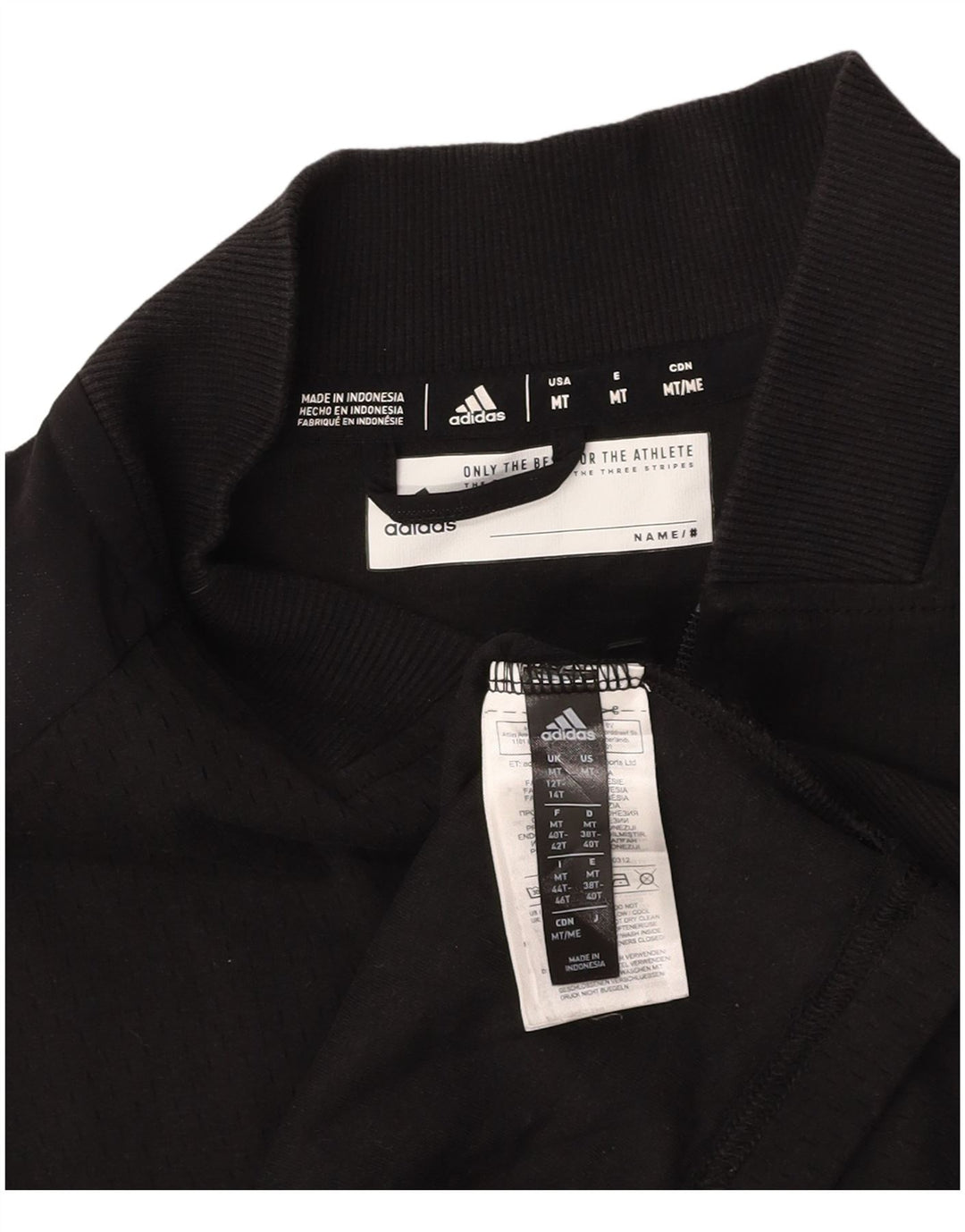 Женский спортивный костюм ADIDAS Climalite Graphic Top Jacket UK 12/14, средний черный