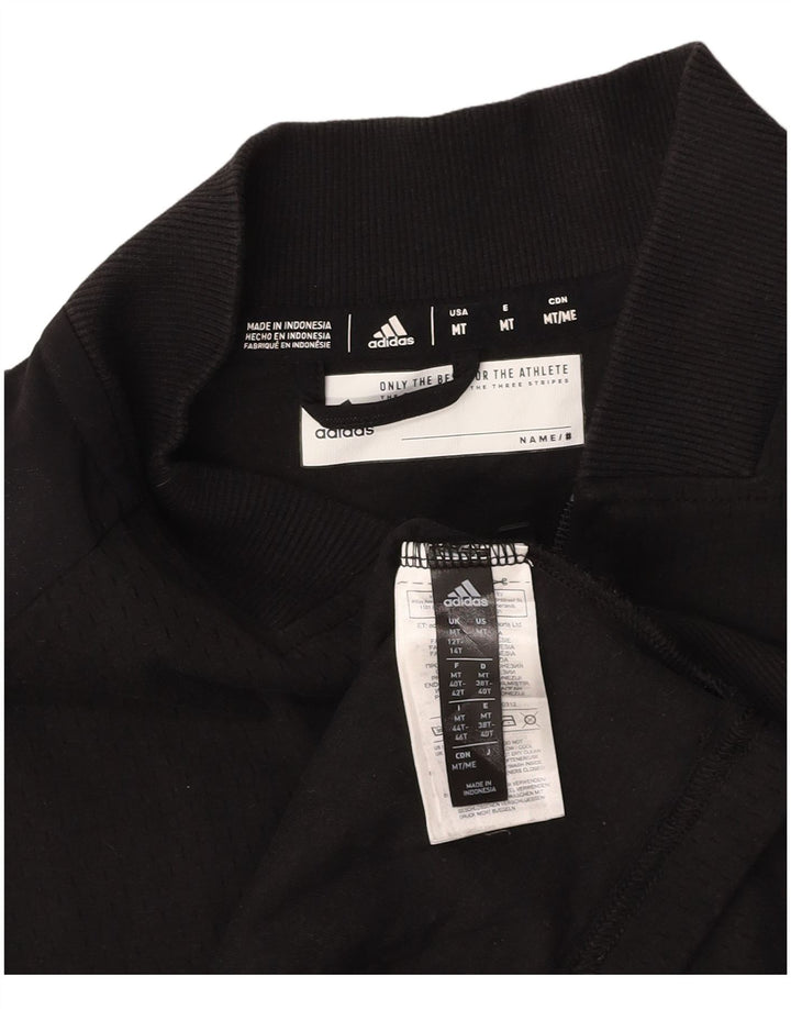 Женский спортивный костюм ADIDAS Climalite Graphic Top Jacket UK 12/14, средний черный