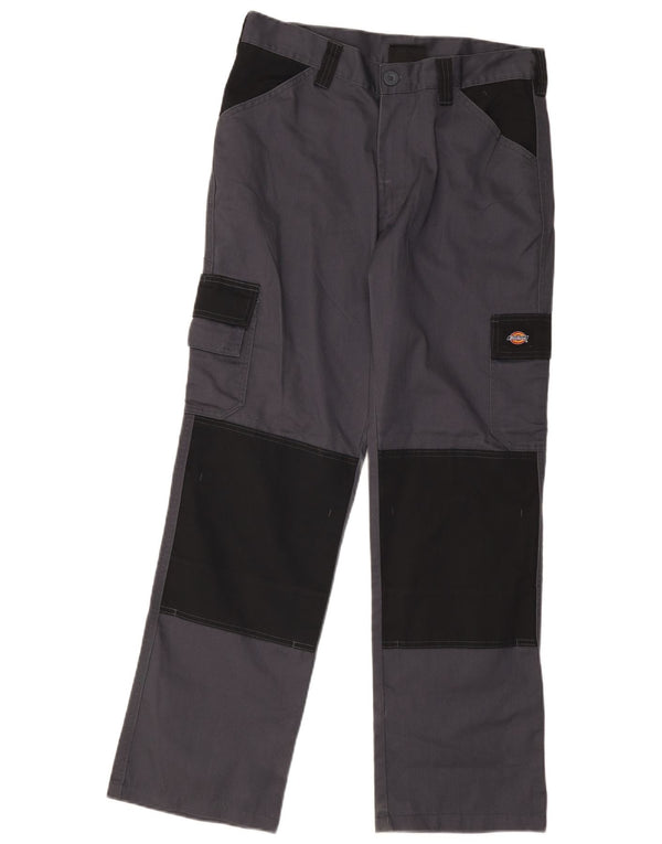 Мужские прямые брюки-карго Dickies W32 L30, серые, полиэстер с цветными блоками