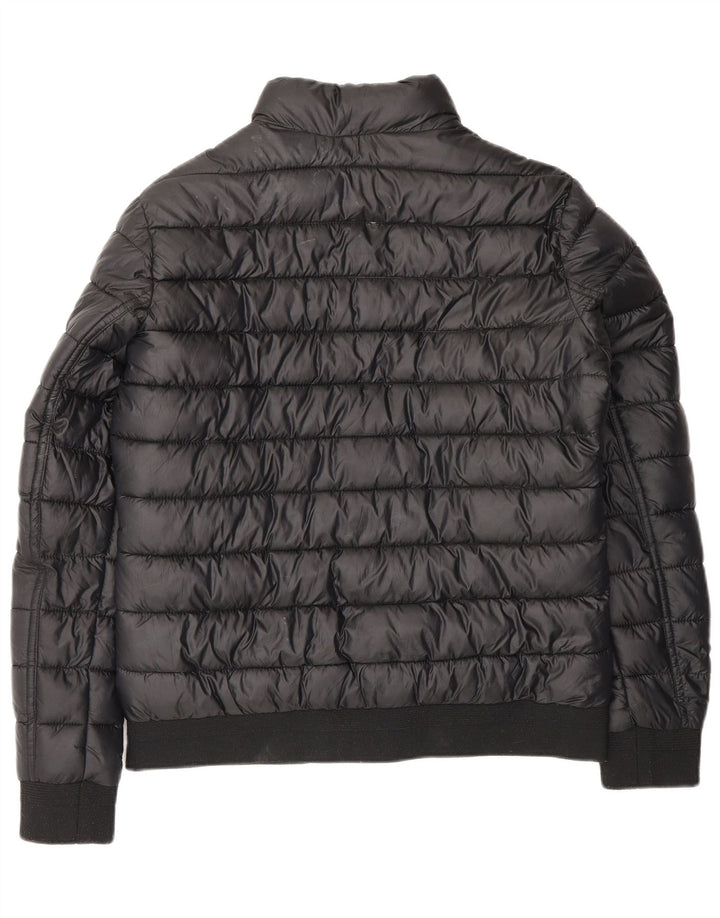 Женская стеганая куртка JACK WILLS UK 12, средний черный полиэстер