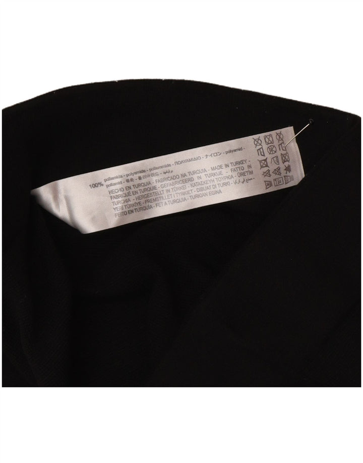 Женские леггинсы Zara UK 12, средний черный, полиамид
