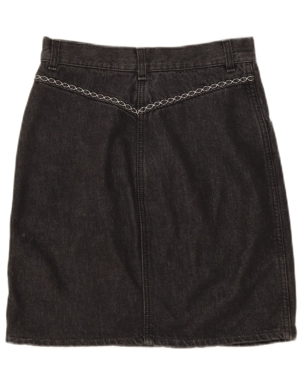 Юбка женская джинсовая VINTAGE W30 Средне-серая