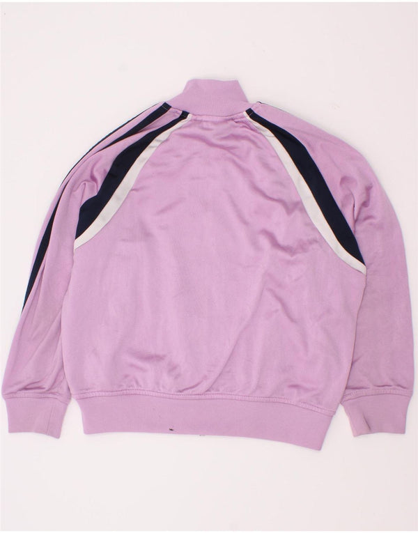Спортивный костюм Adidas для девочек, верхняя куртка 5-6 лет, фиолетовый с цветными блоками