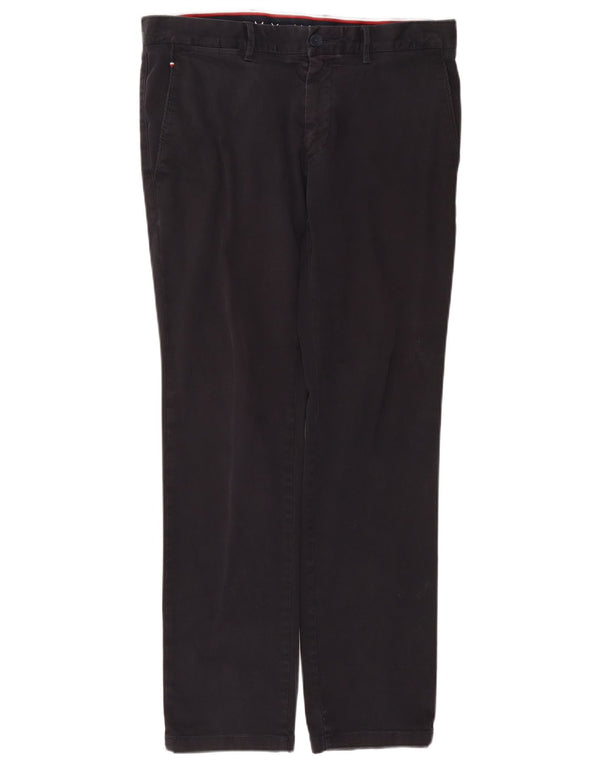 Мужские прямые брюки чинос Tommy Hilfiger W36 L32 темно-синие, хлопок