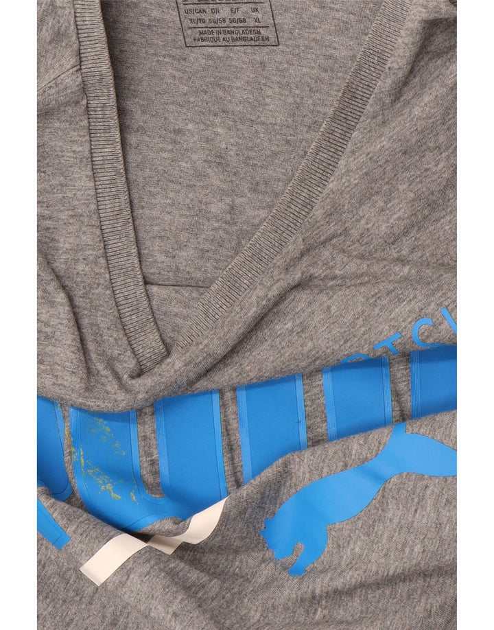 Мужская футболка с рисунком PUMA Top XL Серая