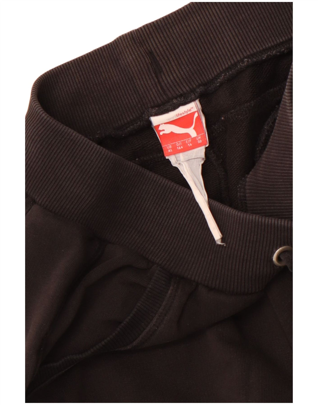 Спортивный костюм-капри Puma для девочек, брюки для бега, 13-14 лет, черные