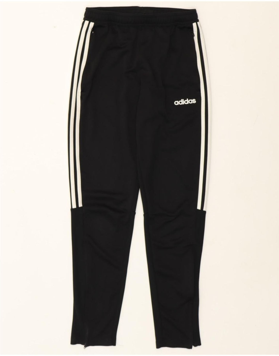 Мужские спортивные брюки Adidas, маленькие черные из полиэстера