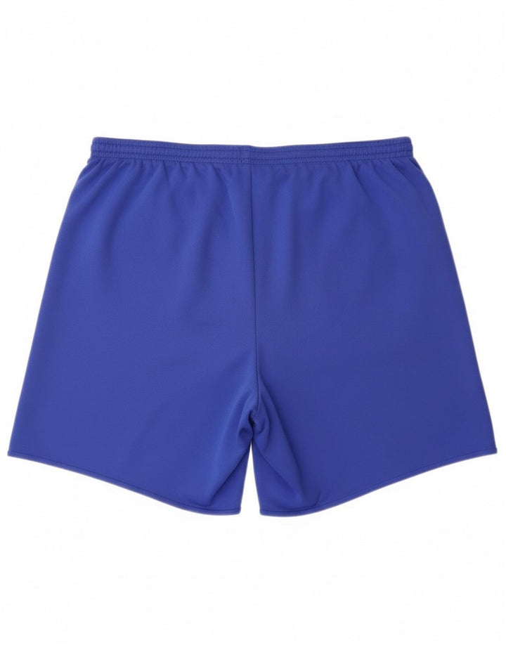 Мужские спортивные шорты Adidas Climalite, большие синие, полиэстер
