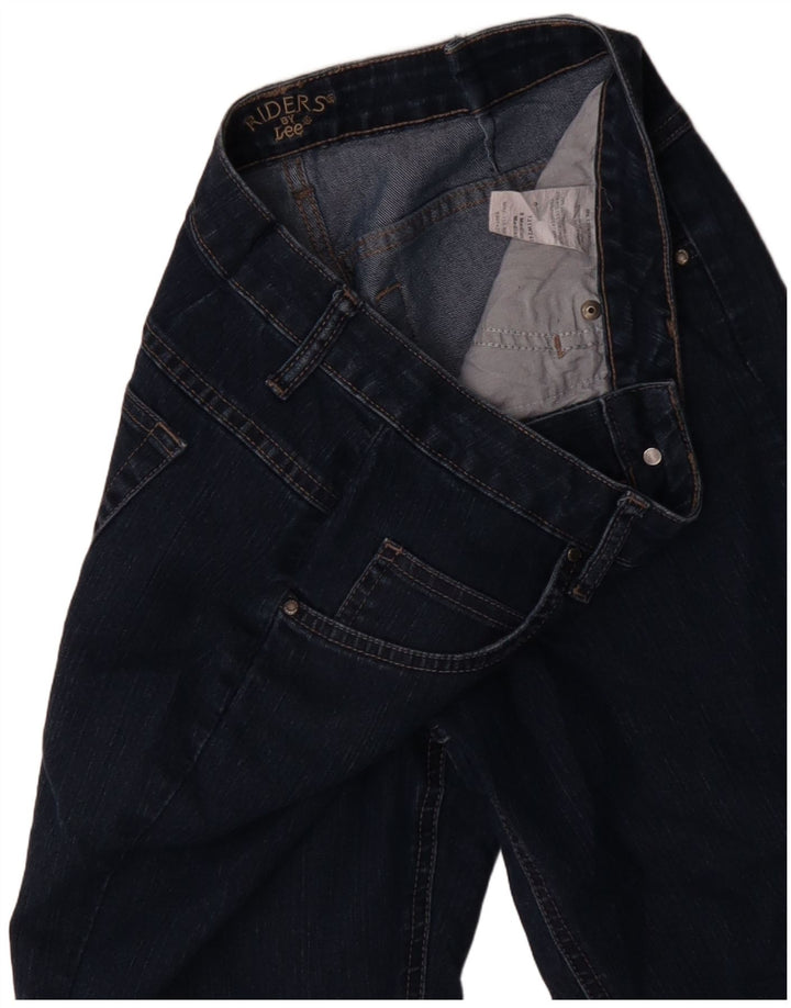 Джинсы Lee Womens Riders Capri US 8 Medium W30 L18 Темно-синие хлопковые