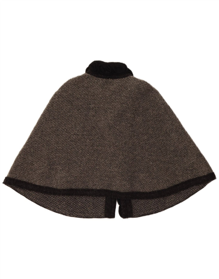 Женское пальто-пончо Pierre Cardin, один размер, серое, шерстяное