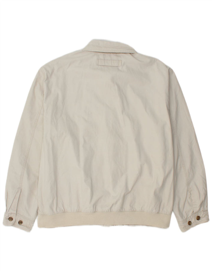 Мужской бомбер TOMMY HILFIGER UK 42 XL, белый хлопок