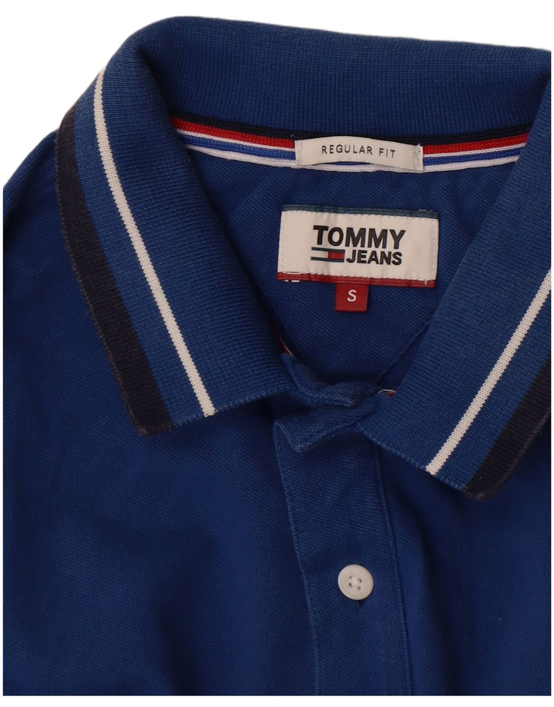 Мужская рубашка-поло обычного кроя Tommy Hilfiger, маленькая синяя
