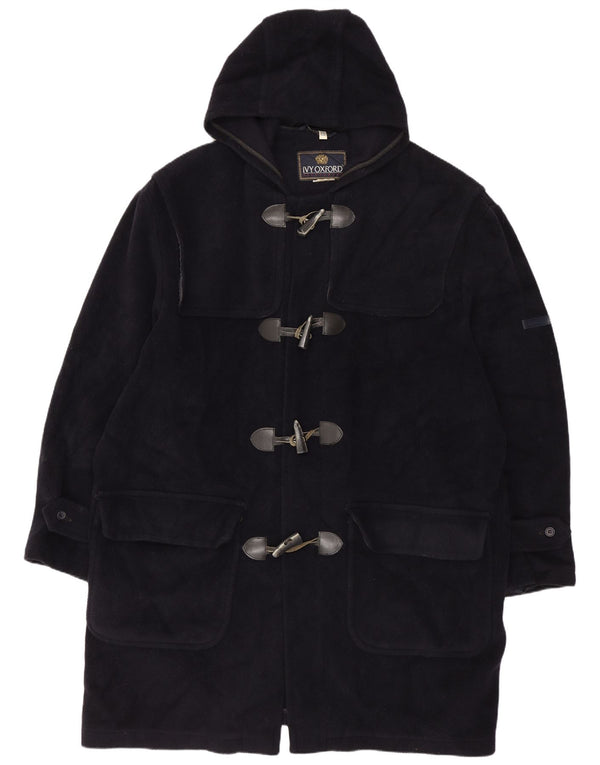 Мужской дафлкот с капюшоном Ivy Oxford UK 42 XL, темно-синий, шерсть