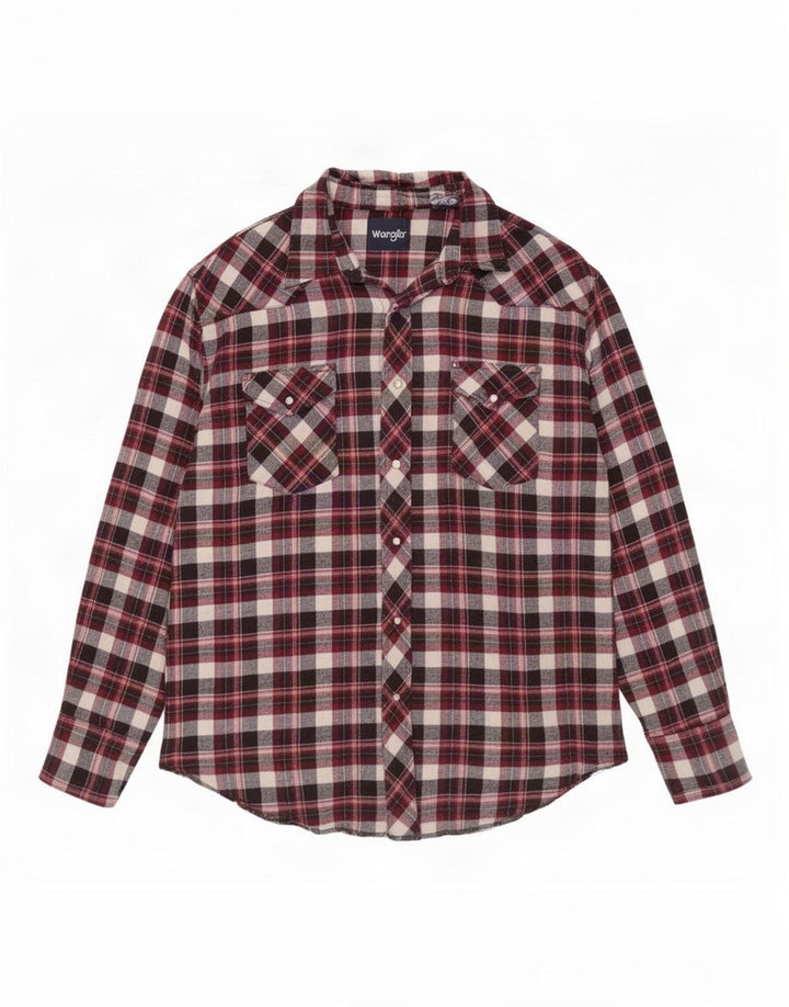 Мужская фланелевая рубашка Wrangler 2XL в красную клетку