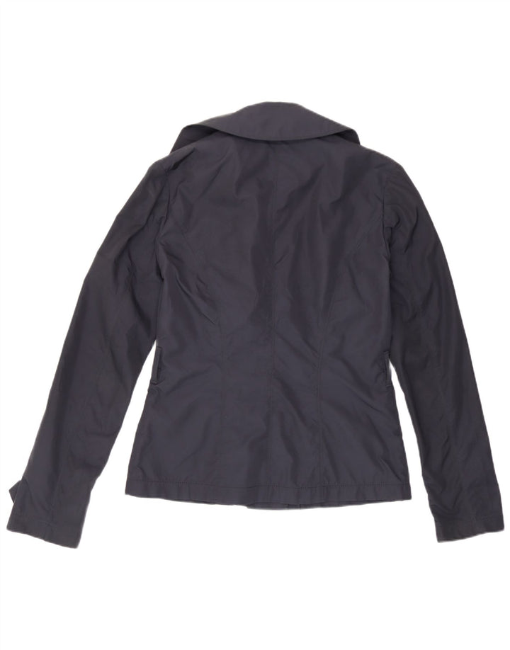 Короткий женский тренч Refrigiwear UK 14, средний темно-синий, полиэстер