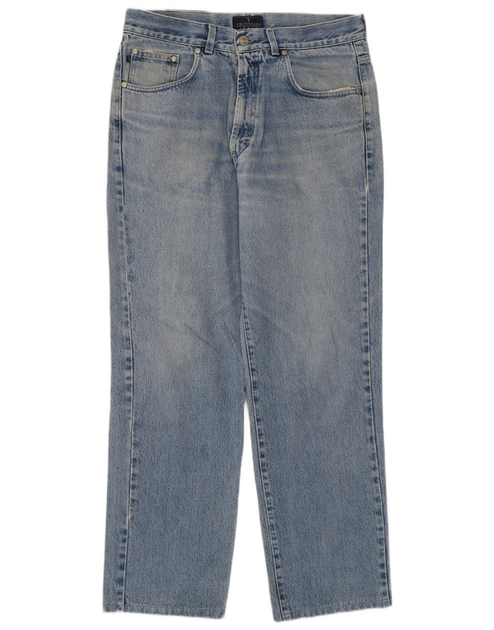 Мужские прямые джинсы Trussardi W33 L29, синий хлопок