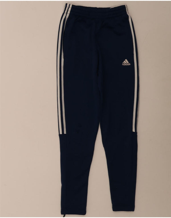 Мужские спортивные брюки Adidas XS темно-синие из полиэстера