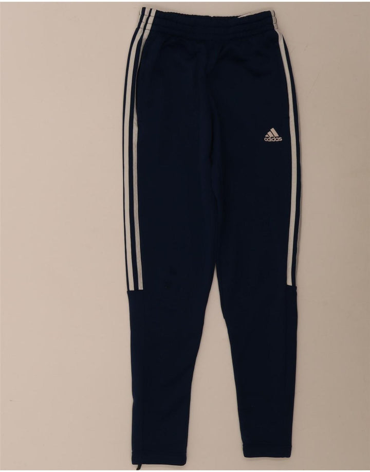 Мужские спортивные брюки Adidas XS темно-синие из полиэстера