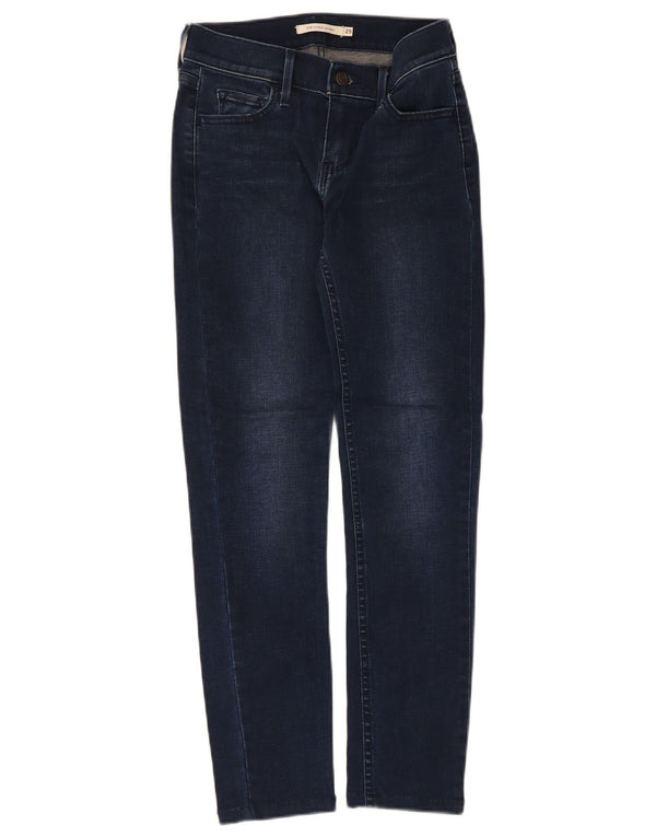 Женские джинсы Levi's 710 Super Skinny W25 L26 Темно-синие, хлопок