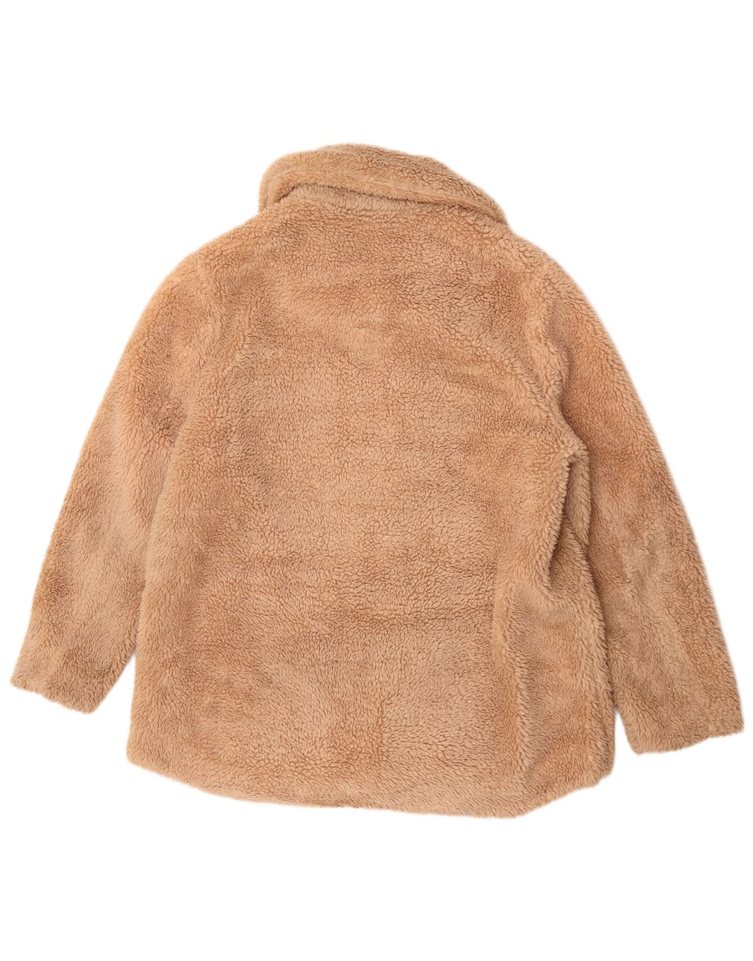 Женская флисовая куртка Marks & Spencer Teddy Bear UK 14, большая, бежевая, полиэстер