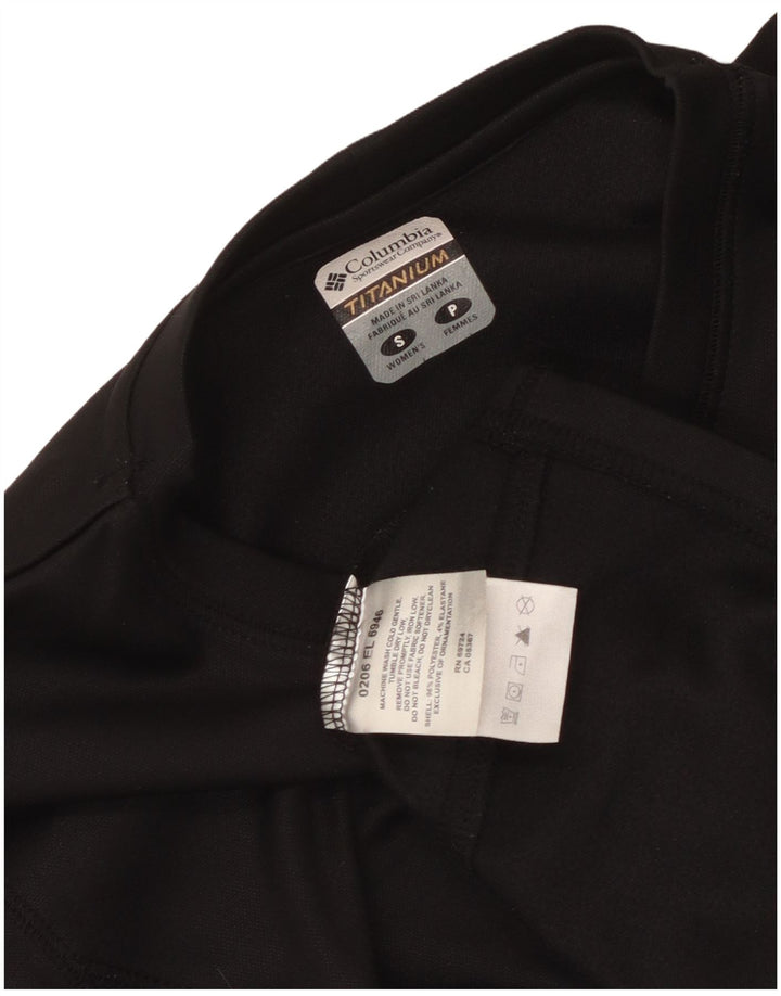 Женский титановый топ Columbia с длинным рукавом, Великобритания, 10, маленький, черный