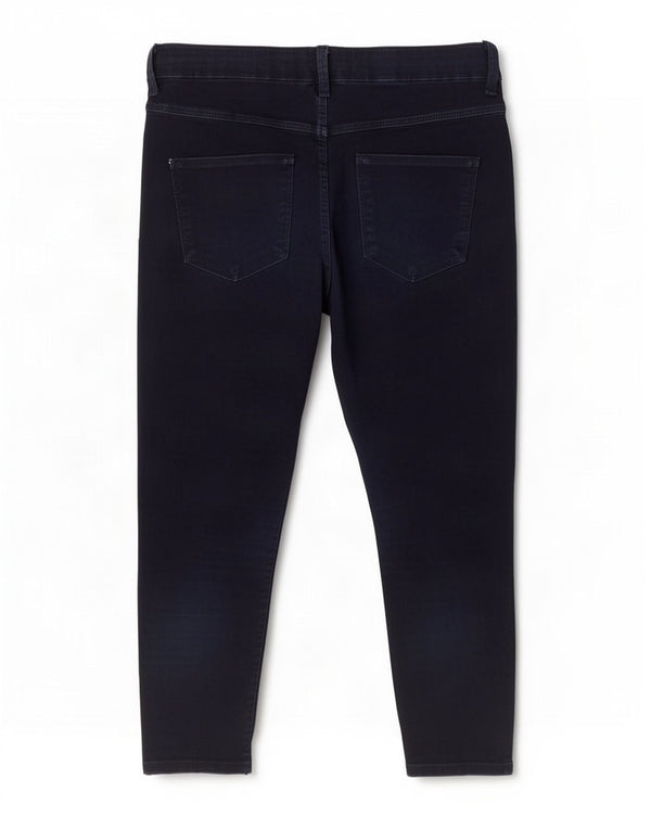 Женские укороченные джинсы Marks & Spencer UK 12 Medium W30 L22 Темно-синие, хлопок