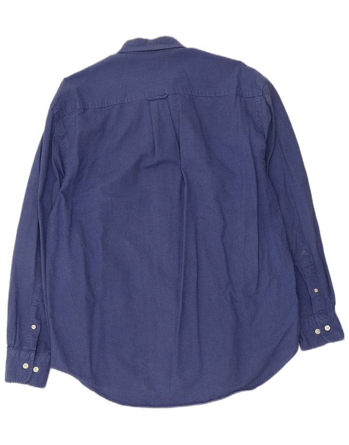 Мужская рубашка Nautica из хлопка среднего синего цвета