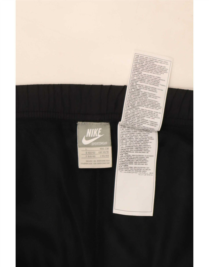 Женские спортивные брюки Nike, джоггеры, Великобритания, большой черный полиэстер, 14/16