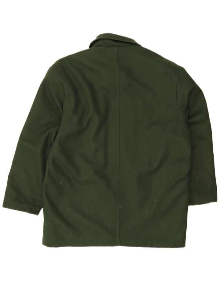 Мужское пальто Navigare UK 40, большое, зеленое, шерстяное