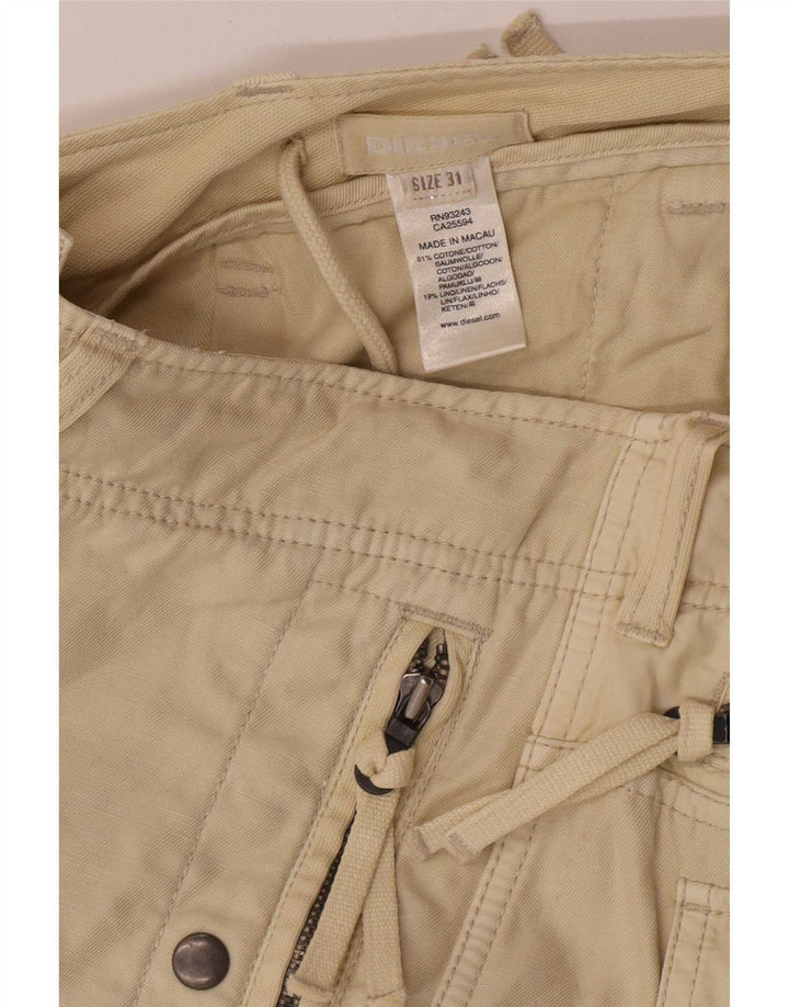 Женские брюки-капри Diesel W31 L21, бежевые, хлопок
