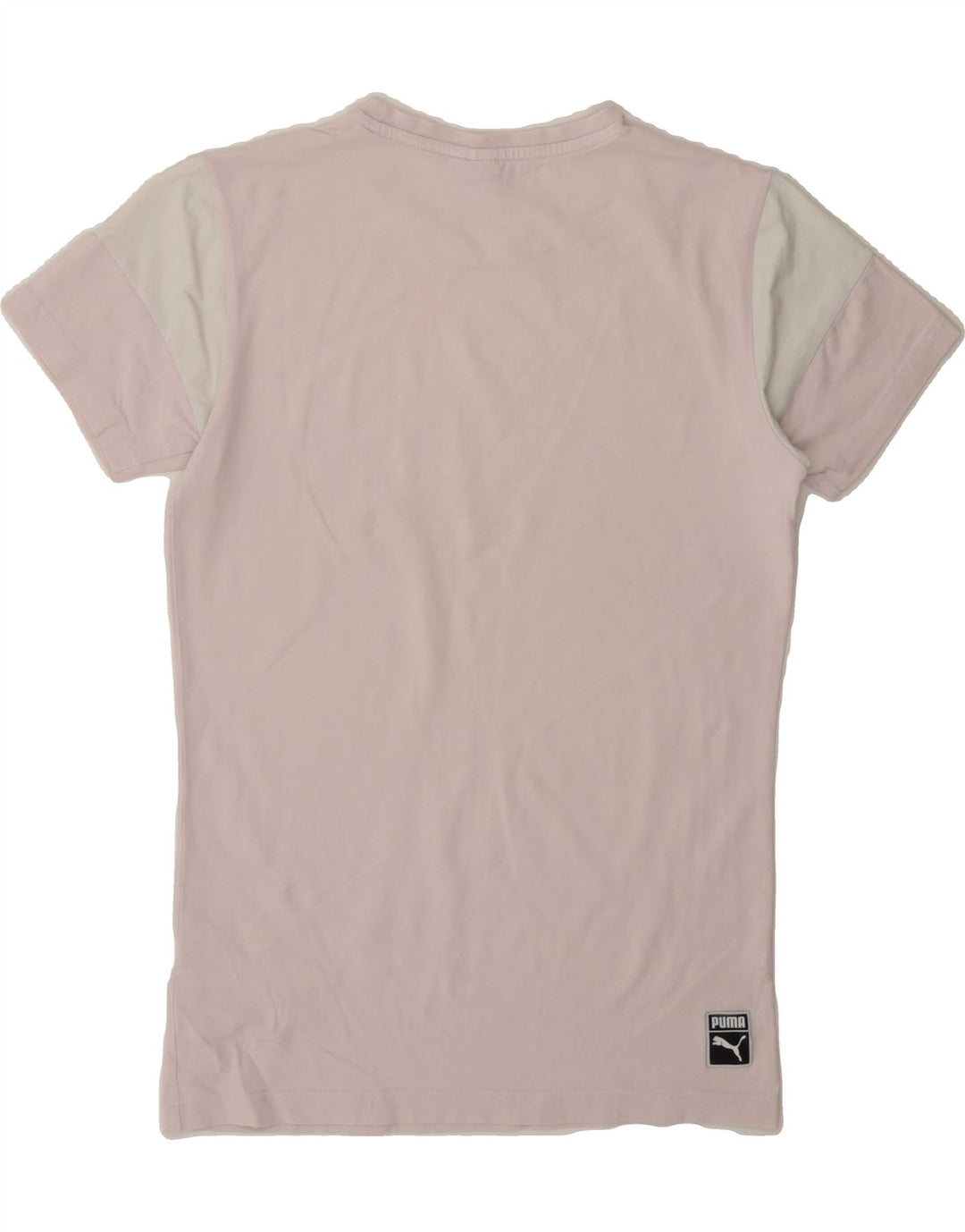 PUMA Mens T-Shirt Top Small Pink Cotton Vintage Puma and Second-Hand Puma from Messina Hembry 