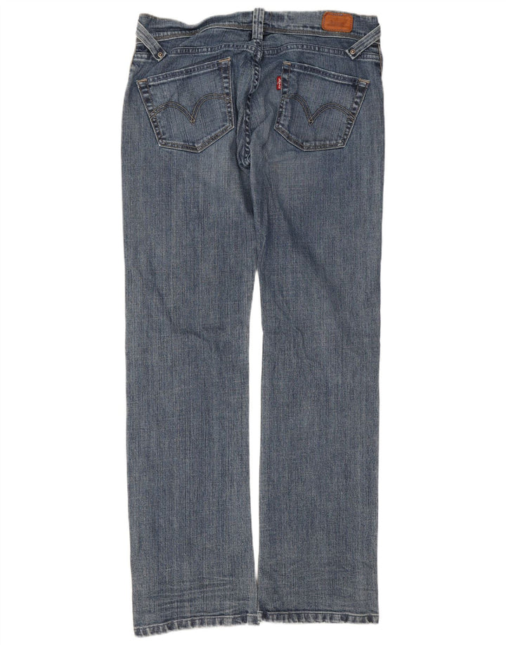 Женские прямые джинсы Levi's 504 W29 L32 синие, хлопок