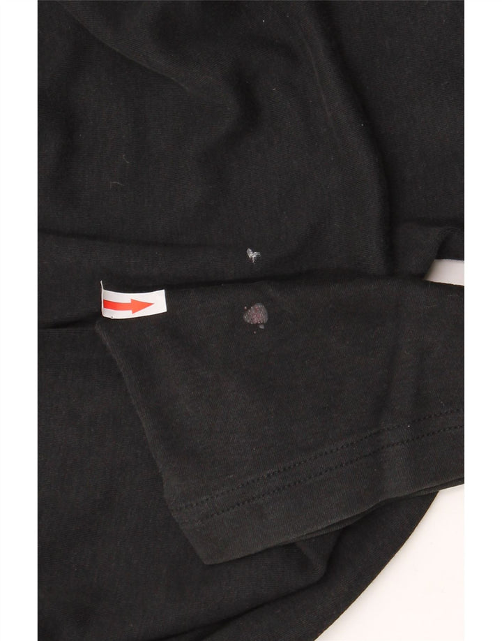 Мужской топ с длинным рукавом XL HUGO BOSS, черный хлопок