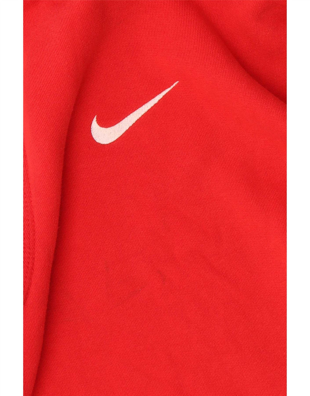 Мужской джемпер с капюшоном с графическим рисунком Nike, хлопковый средний красный